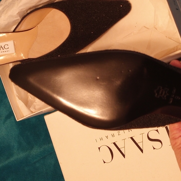 Isaac Mizrahi shoes, size 9 , beaded and leather Black - Picture 4 of 12